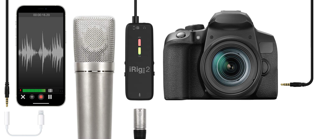 Thiết Bị Thu Âm IK Multimedia IRig Pre 2 - Mobile Microphone Interface