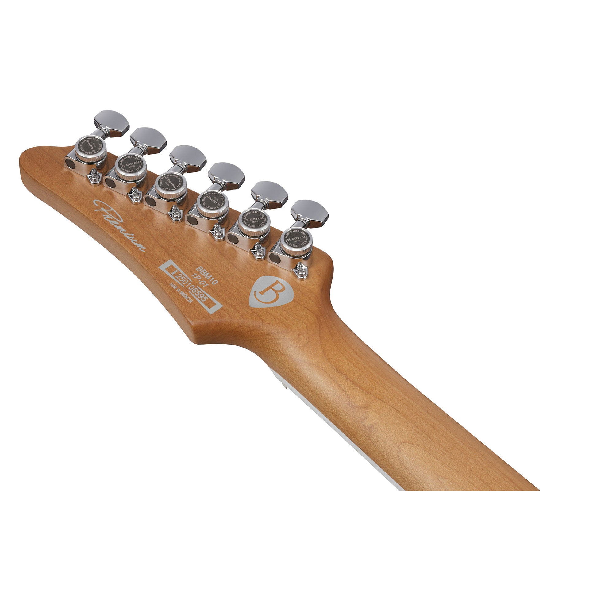 Đàn Guitar Điện Ibanez BER10 Bernth Signature HH, Ebony Fingerboard, Matte Black - Việt Music