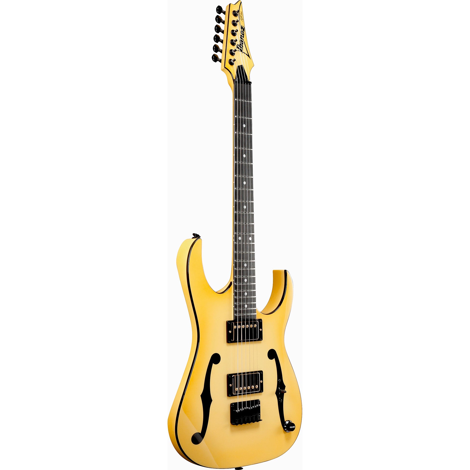 Đàn Guitar Điện Ibanez PGM1000T Paul Gilbert Signature HH, Ebony Fingerboard, Aged Cream Burst - Việt Music