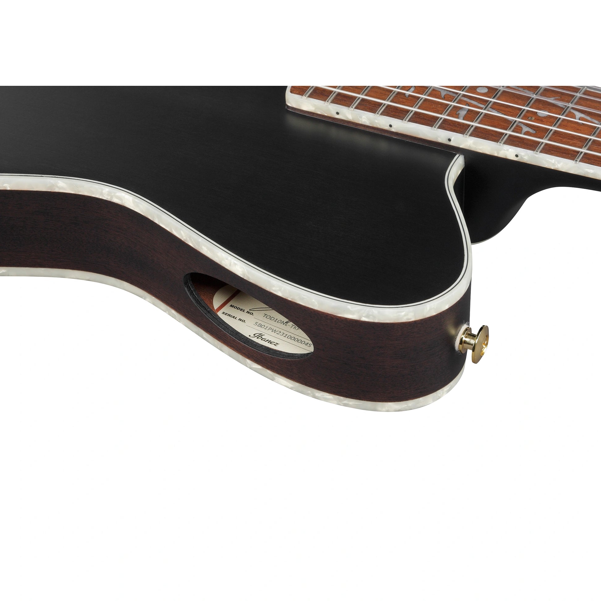 Đàn Guitar Classic Ibanez TOD10NL Tim Henson Signature Nylon Acoustic, Black Flat - Việt Music