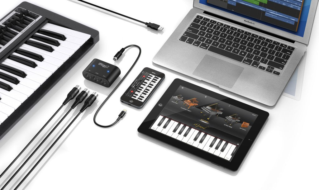 Thiết Bị Thu Âm IK Multimedia IRig MIDI 2 - MIDI Interface