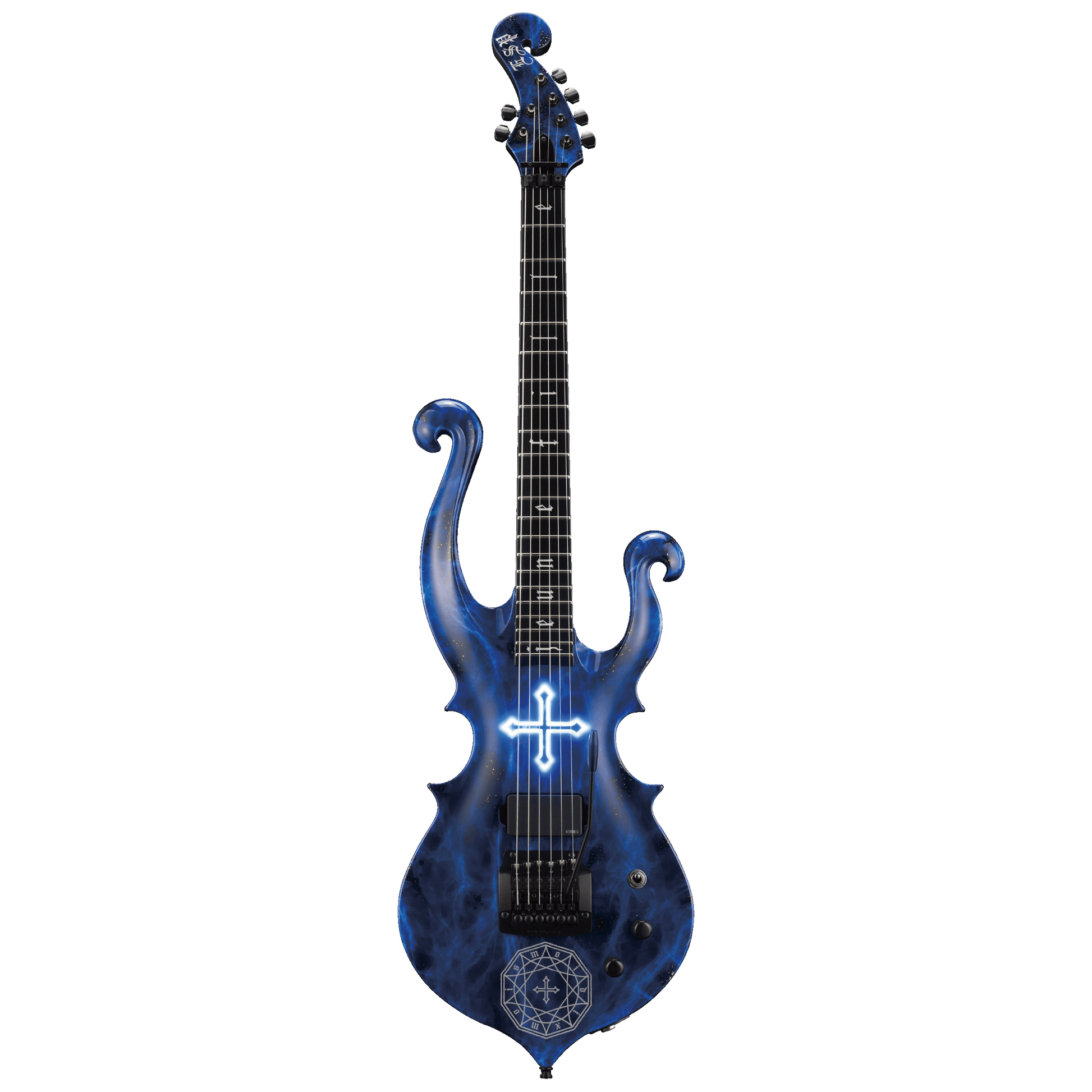 Đàn Guitar Điện ESP Signature Mana Jeune Fille X Lazuli -Cross Ray- H, Maple Fingerboard - Việt Music