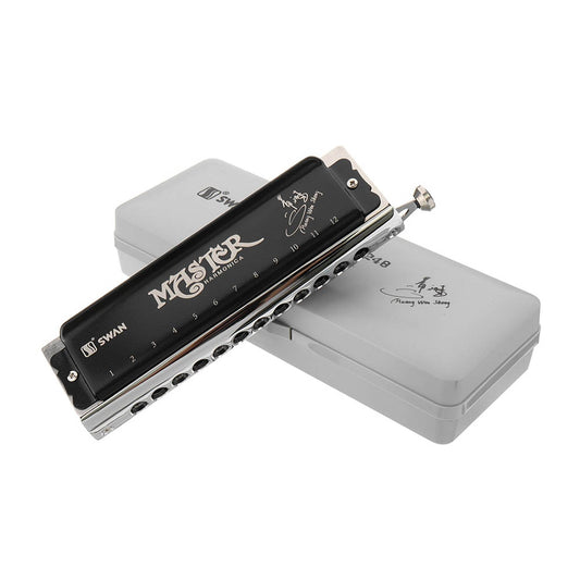 Kèn Harmonica Swan SW1248W Chromatic Master - Việt Music