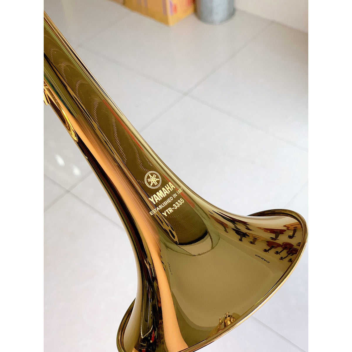YAMAHA YTR3335 TROMBA IN SIB YTR-3335 REVERSE LACCATA ORO YAMAHA YTR3335 TROMBA IN SIB YTR-3335 REVERSE LACCATA ORO