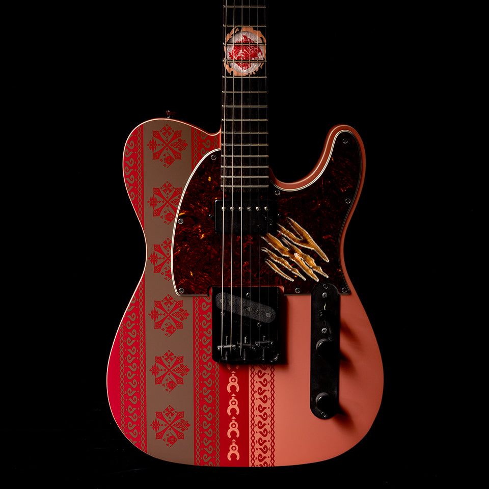 Đàn Guitar Điện Fender Limited Monster Hunter Rathalos Telecaster HS, Rosewood Fingerboard, Rathalos Red