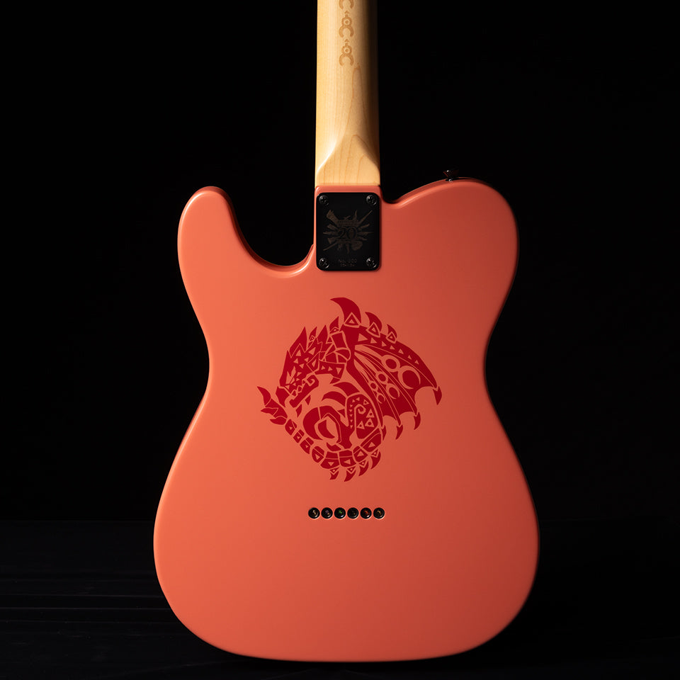 Đàn Guitar Điện Fender Limited Monster Hunter Rathalos Telecaster HS, Rosewood Fingerboard, Rathalos Red