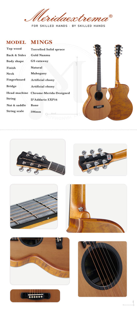 Đàn Guitar Acoustic Merida Extrema M1NGS