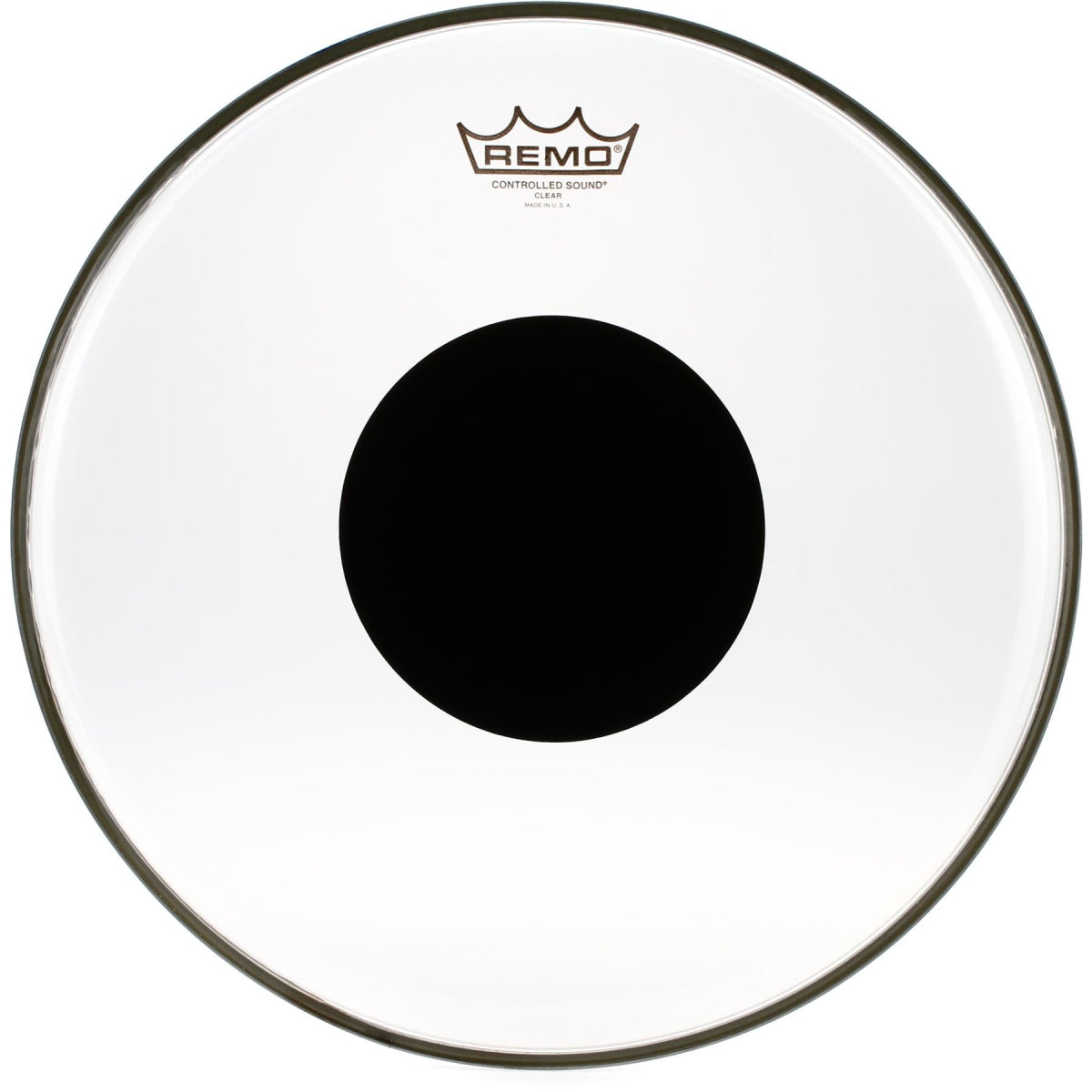 Mặt Trống Remo CS-0314-10 14inch Batter Controlled Sound Clear Black Dot Top Drum Head - Việt Music