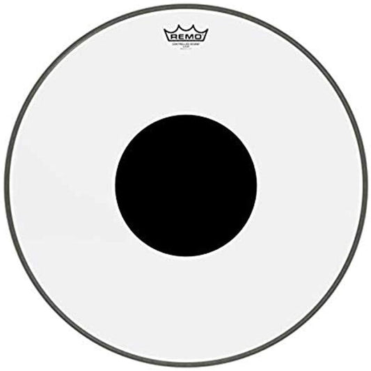 Mặt Trống Remo CS-0318-10 18inch Batter Controlled Sound Clear Black Dot Top Drum Head - Việt Music