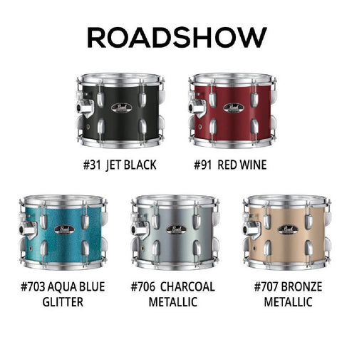 Tùy chọn màu sắc trống Pearl Roadshow