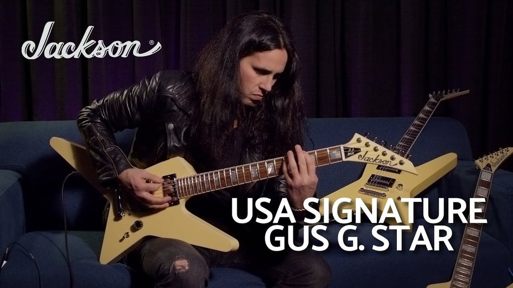 Đàn Guitar Điện Jackson Pro Series Signature Gus G. Star HH, Pau Ferro Fingerboard, Ivory