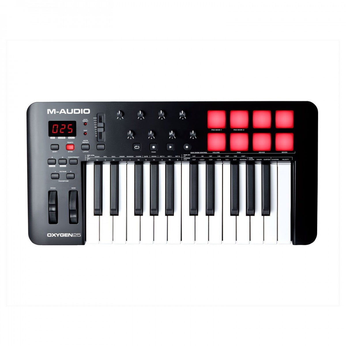MIDI Keyboard Controller M-Audio Oxygen 25 MKV - Việt Music