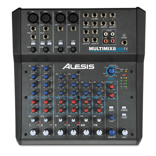 Mixer Alesis MultiMix 8 USB FX - Việt Music