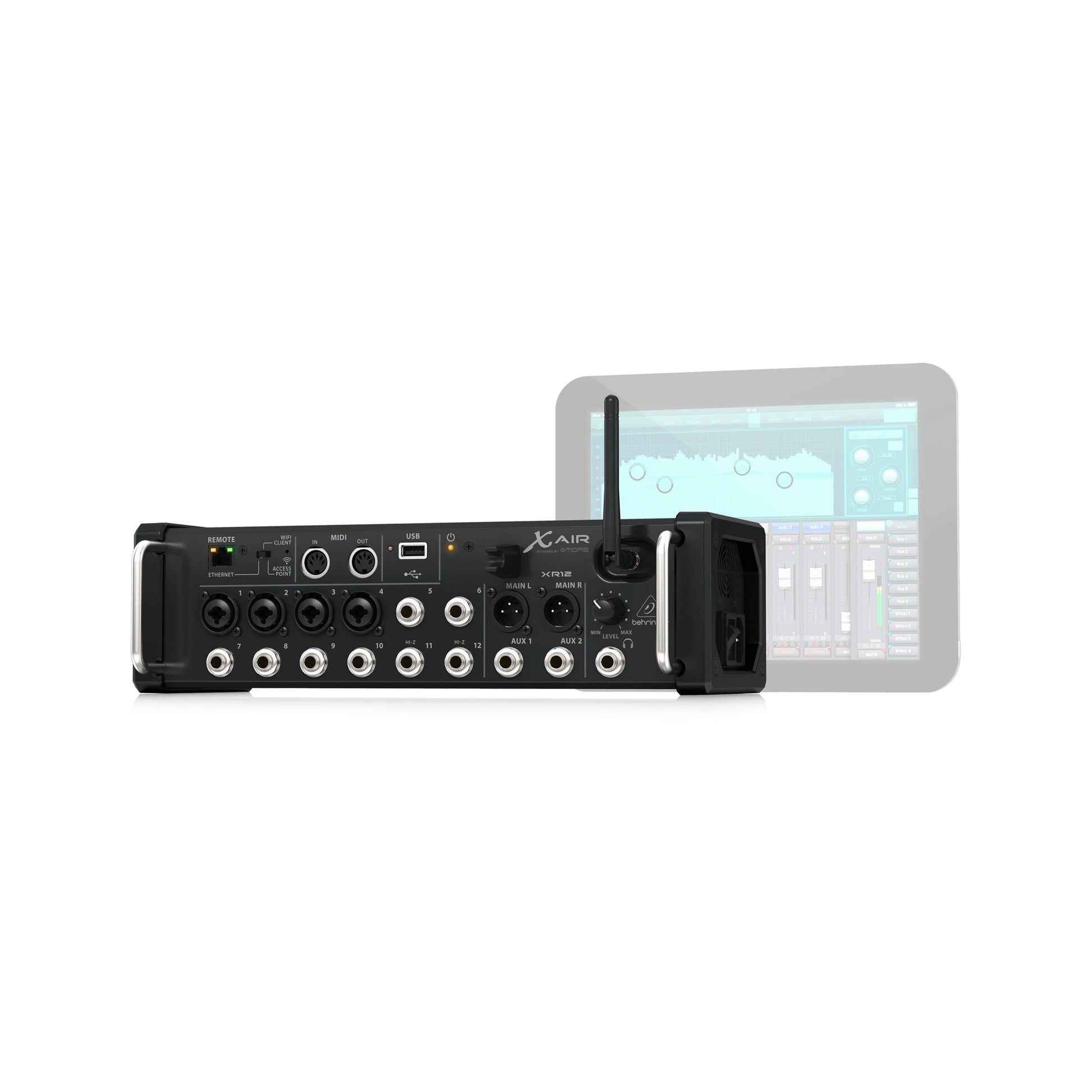 Mixer Behringer XR12 X Air 12-Channel Tablet-Controlled Digital - Việt Music