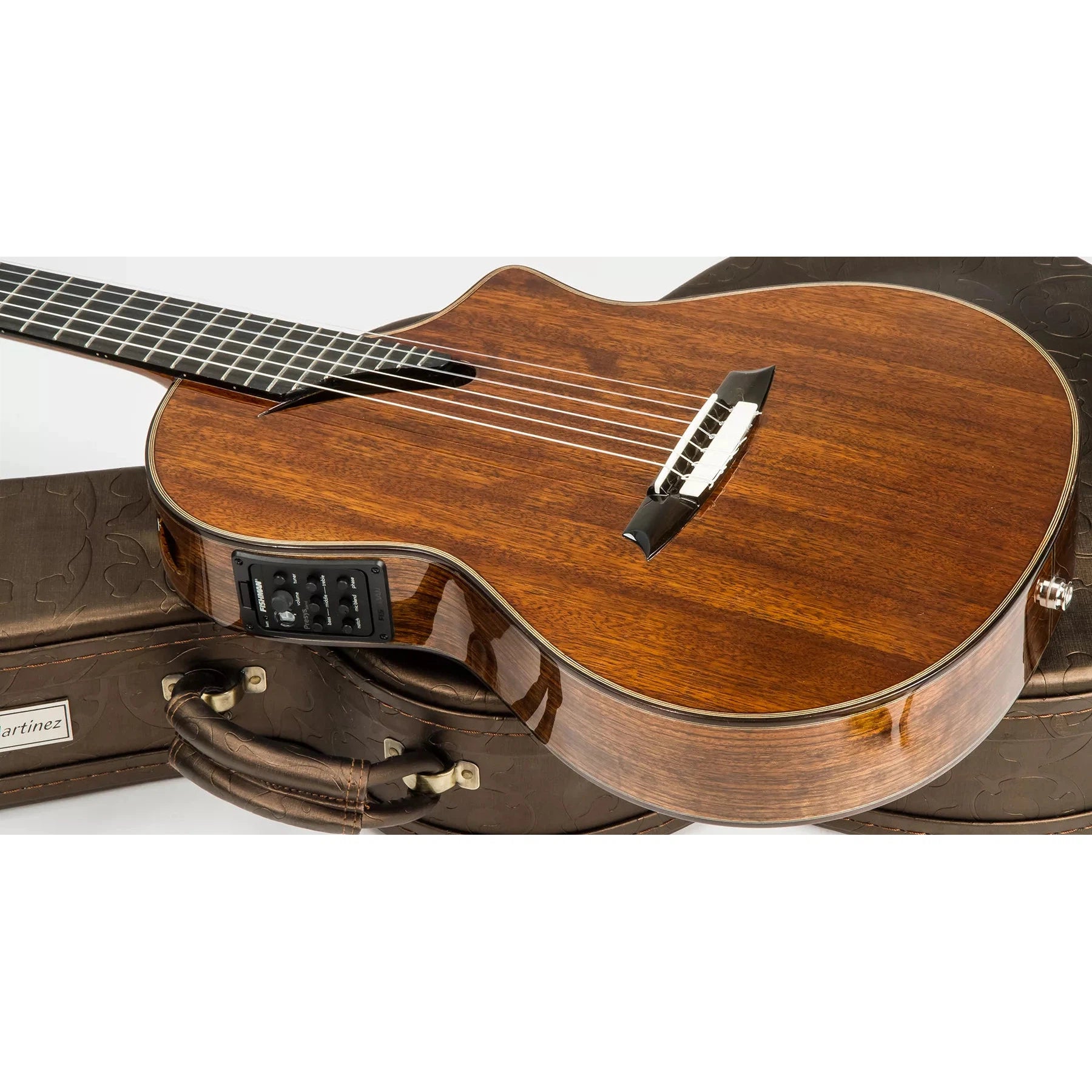 Đàn Guitar Classic Martinez MSCC-14 OV Ovangkol Thinbody - Việt Music