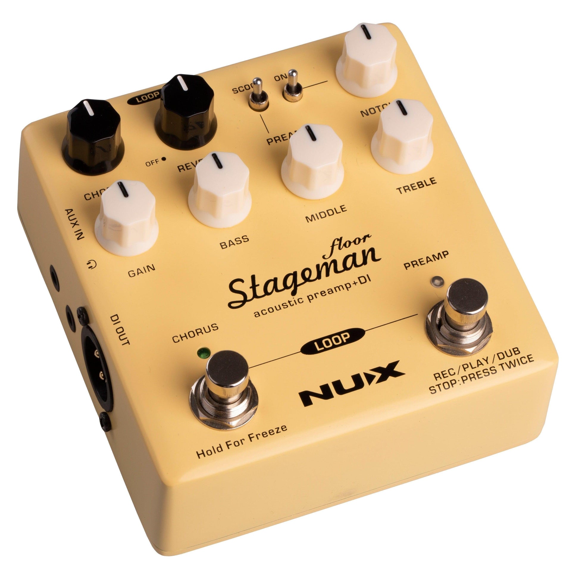 Pedal Guitar Nux Stageman Floor NAP-5 - Acoustic Preamp & DI - Việt Music