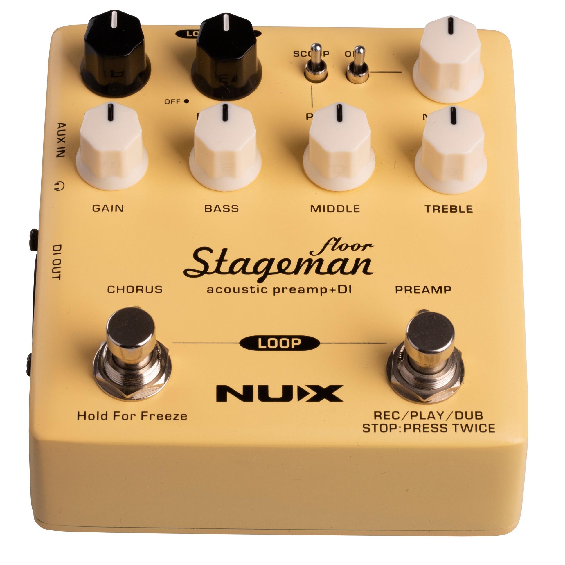 Pedal Guitar Nux Stageman Floor NAP-5 - Acoustic Preamp & DI - Việt Music