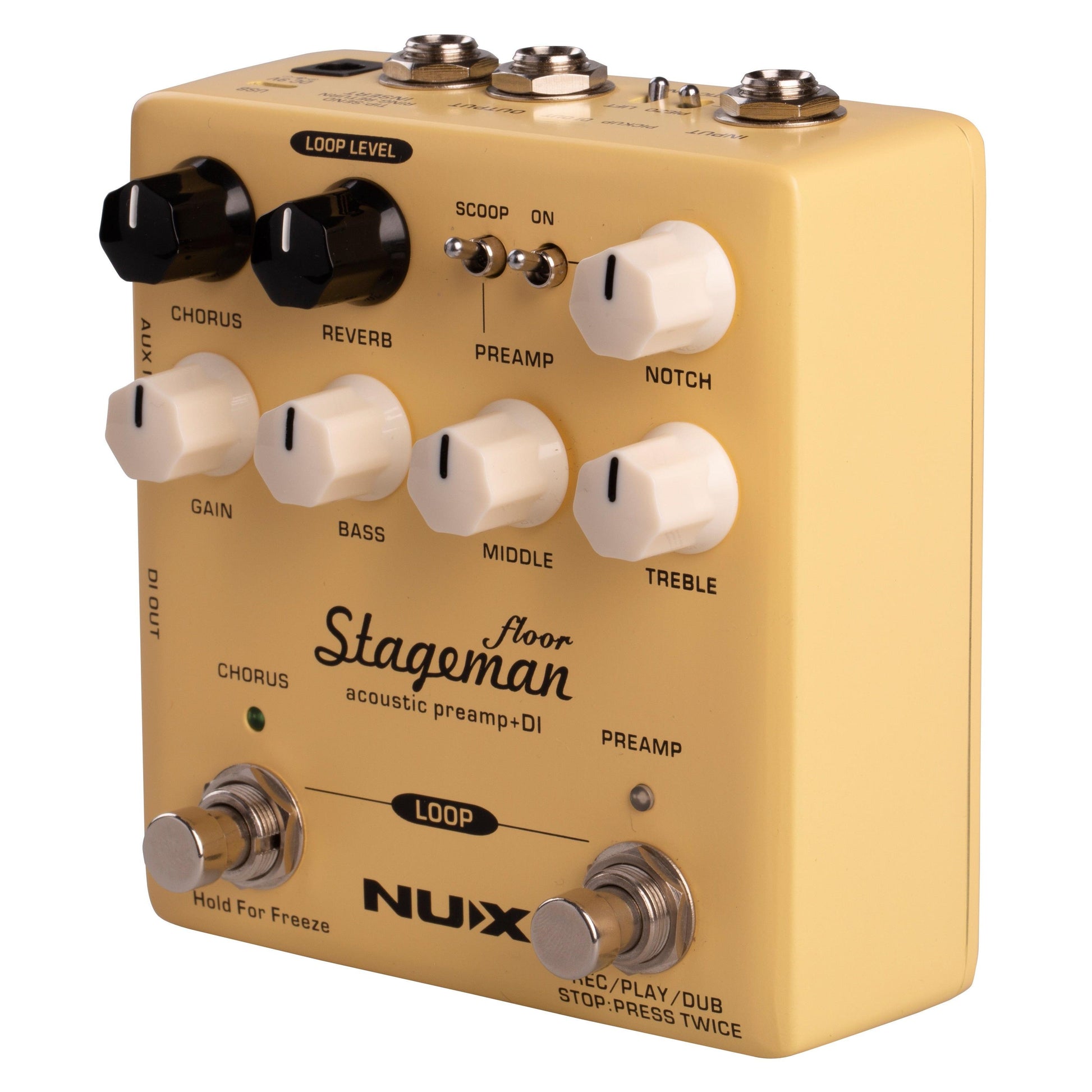 Pedal Guitar Nux Stageman Floor NAP-5 - Acoustic Preamp & DI - Việt Music