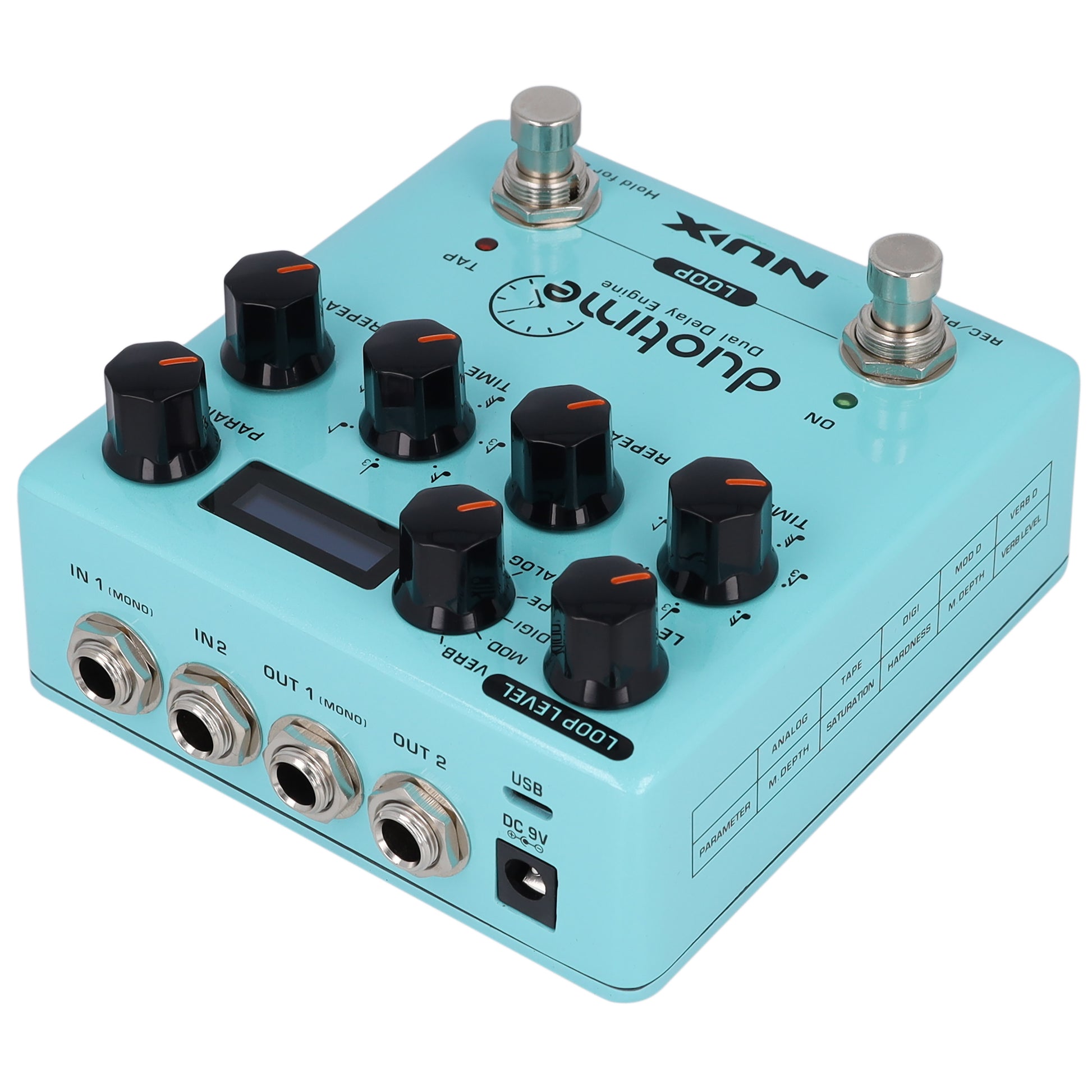 Pedal Guitar Nux Duotime NDD-6 - Dual Delay Engine - Việt Music