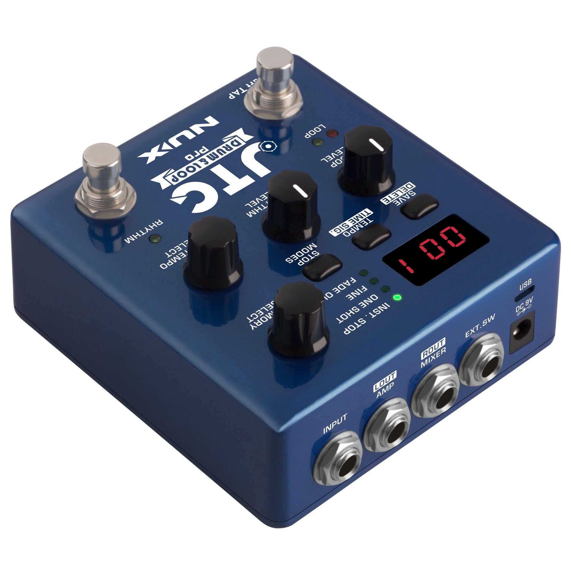 Pedal Guitar Nux JTC Drum & Loop Pro NLD-5 - Dual Switch Looper - Việt Music