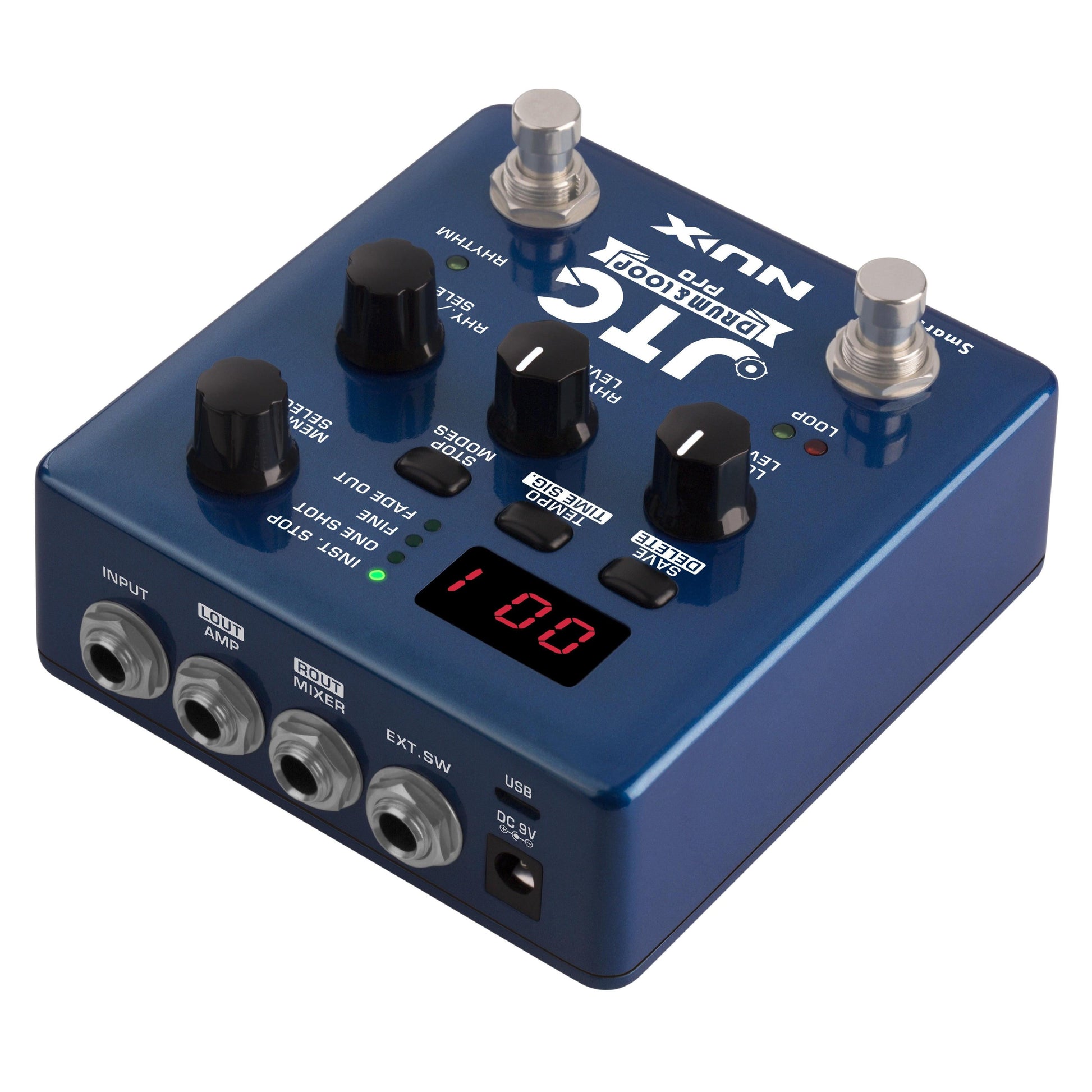 Pedal Guitar Nux JTC Drum & Loop Pro NLD-5 - Dual Switch Looper - Việt Music