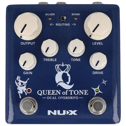 Pedal Guitar Nux Queen of Tone NDO-6 - Dual Overdrive in a Stompbox