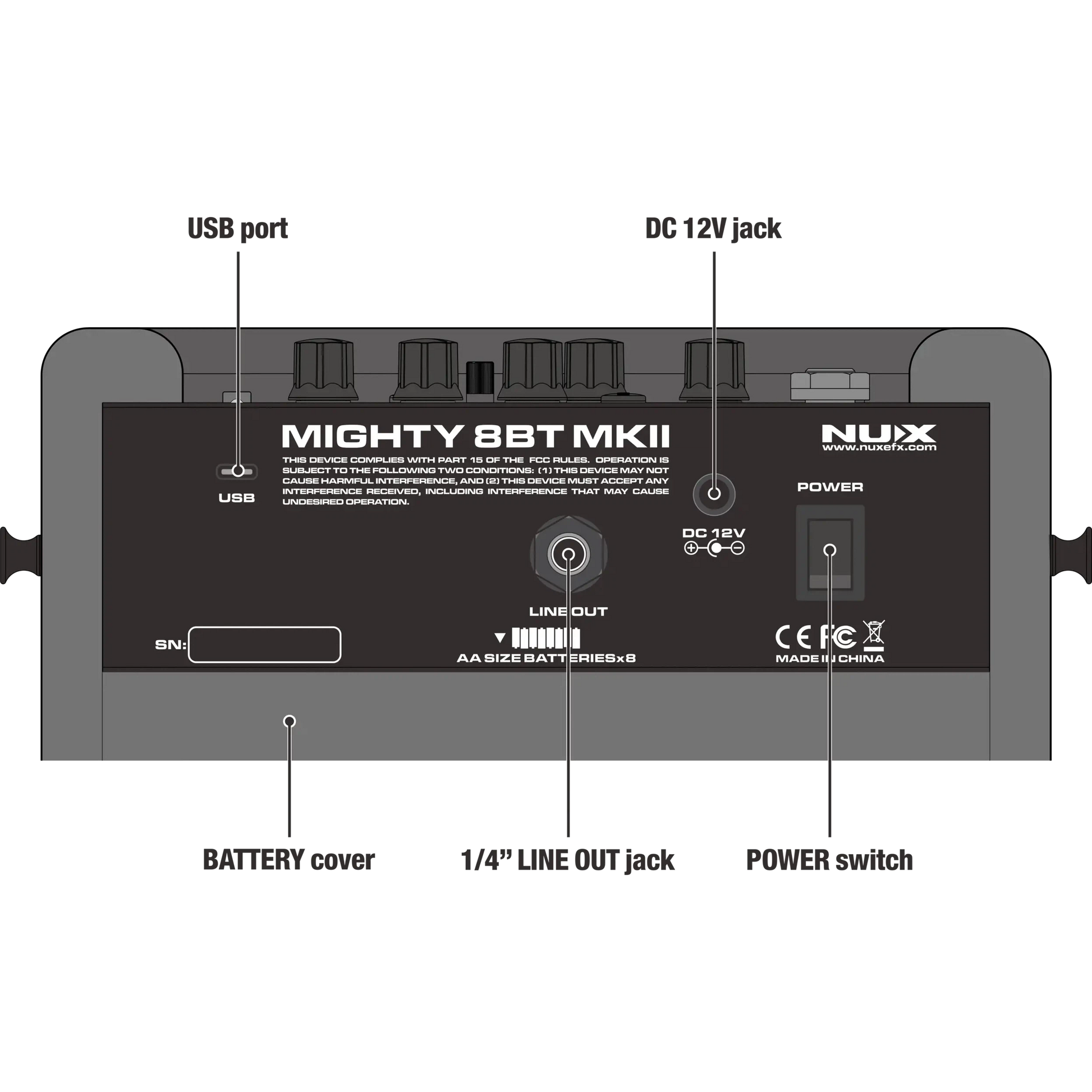 Amplifier Nux Mighty 8BT MKII, Combo - Việt Music