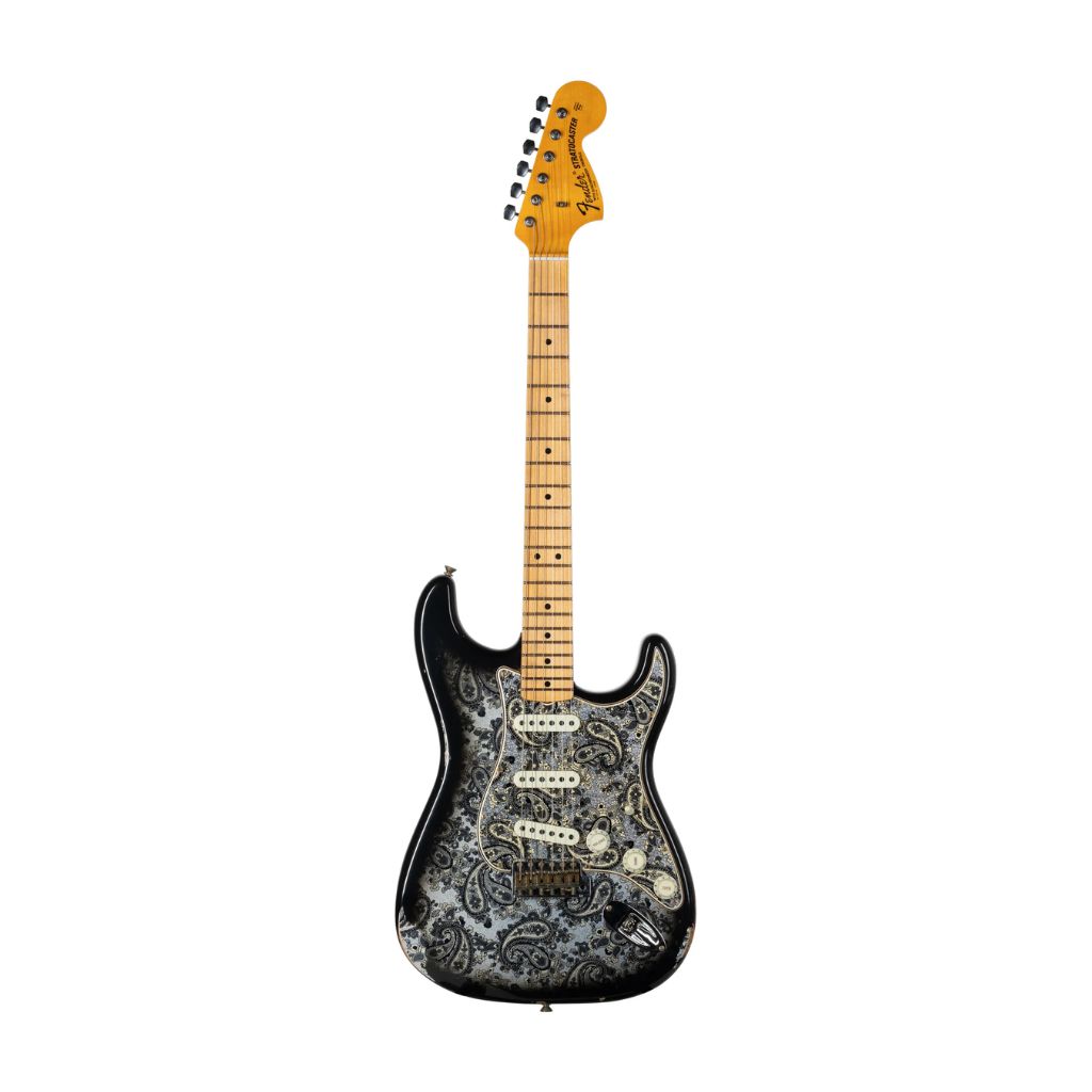Đàn Guitar Điện Fender Custom Shop 2018 Limited 1968 Stratocaster Relic SSS, Maple Fingerboard, Black Paisley - Việt Music