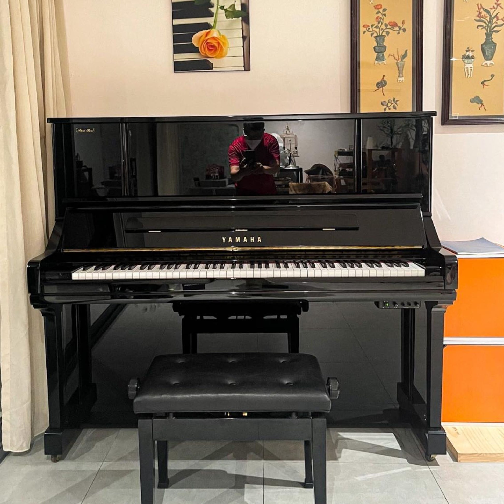 Đàn Piano Cơ Upright Yamaha YU30SB Silent - Qua Sử Dụng - Việt Music