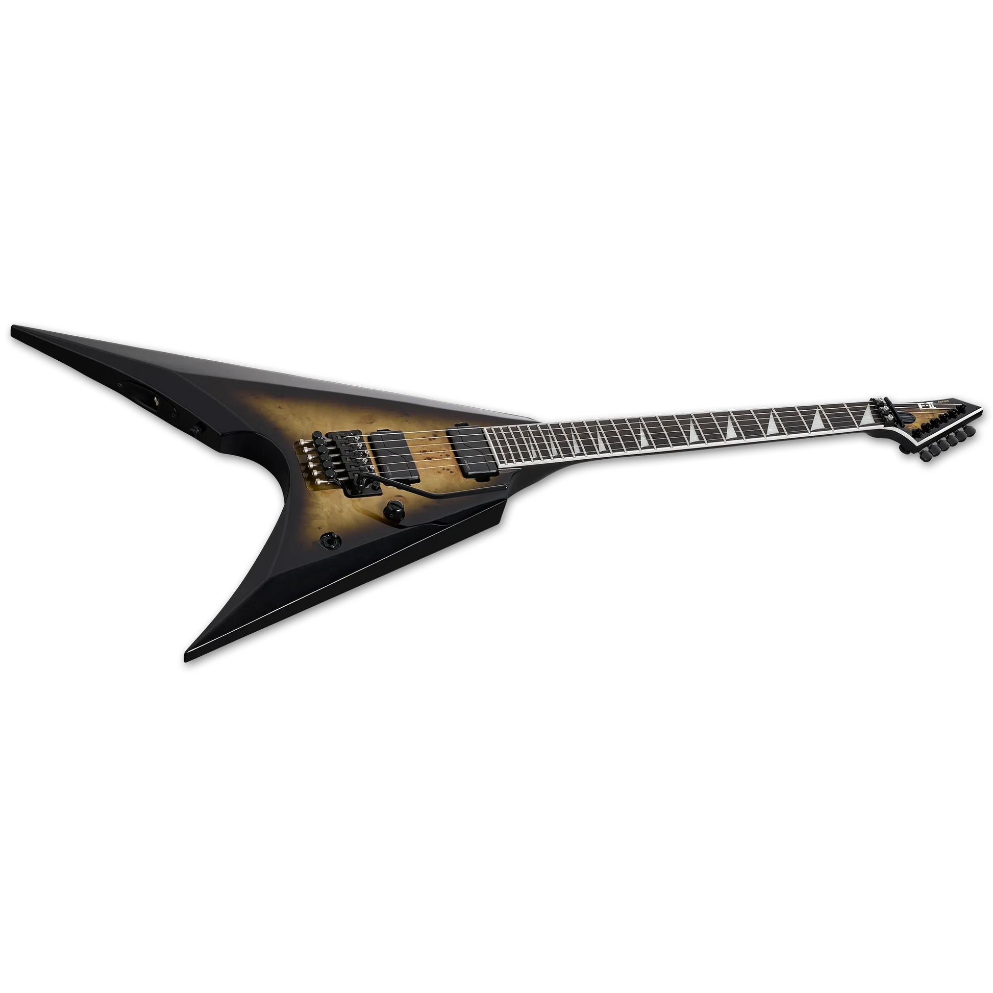 Đàn Guitar Điện ESP E-II Arrow HH, Ebony Fingerboard, Nebula Black Burst - Việt Music