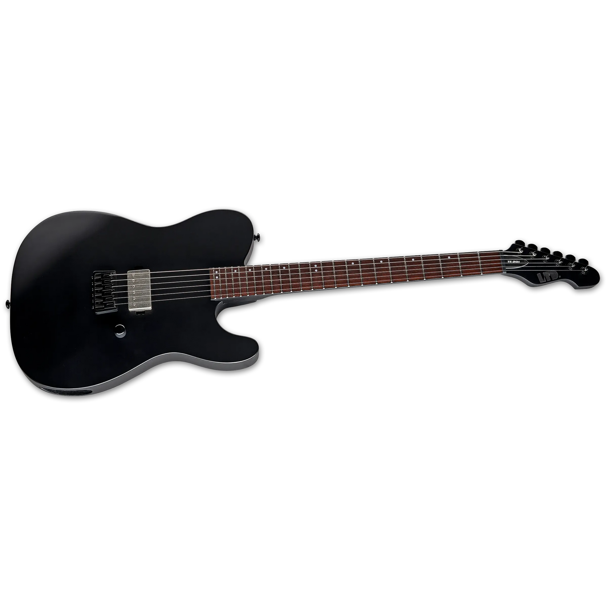 Đàn Guitar Điện ESP LTD TE-201 H, Jatoba Fingerboard, Black Satin - Việt Music