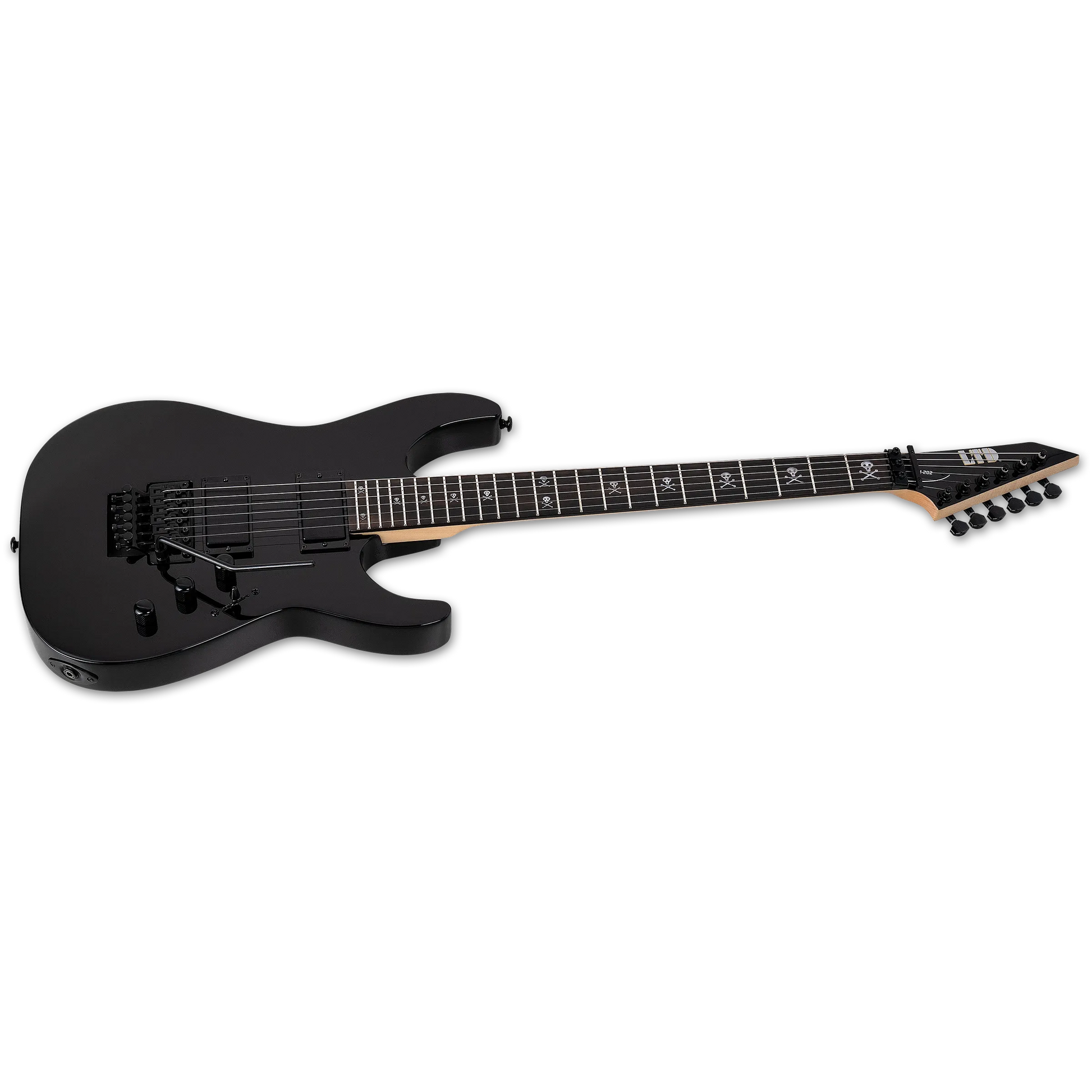 Đàn Guitar Điện ESP LTD Signature Kirk Hammett KH-202 HH, Rosewood Fingerboard, Black - Việt Music