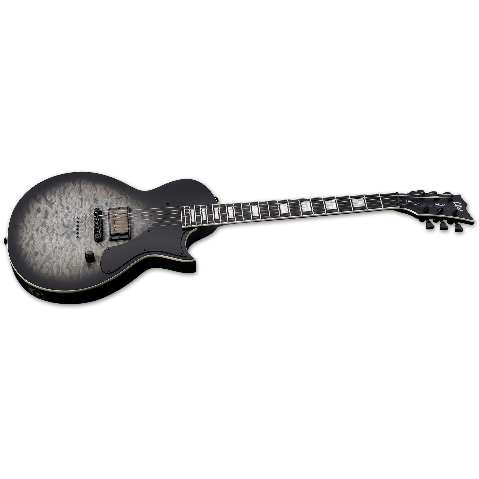 Đàn Guitar Điện ESP LTD EC-01FT H, Ebony Fingerboard, Charcoal Burst Satin - Việt Music