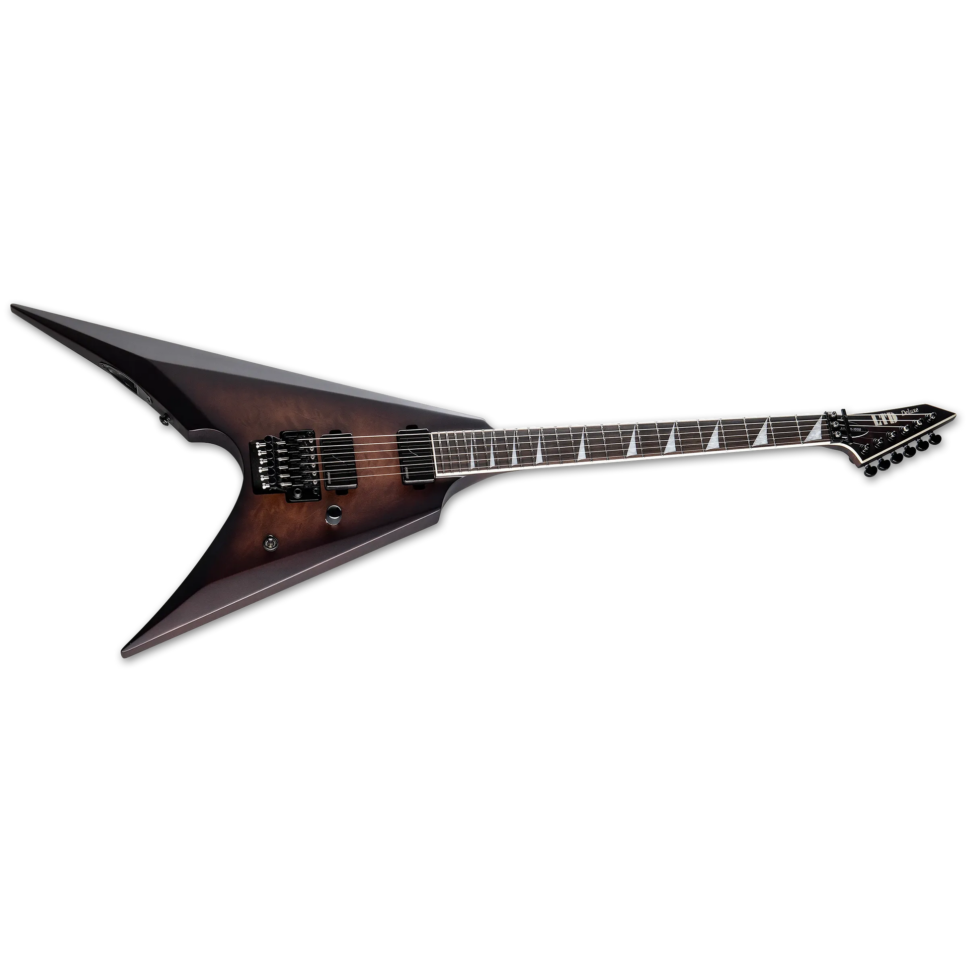 Đàn Guitar Điện ESP LTD Arrow-1000 HH, Ebony Fingerboard, Dark Brown Sunburst Satin - Việt Music