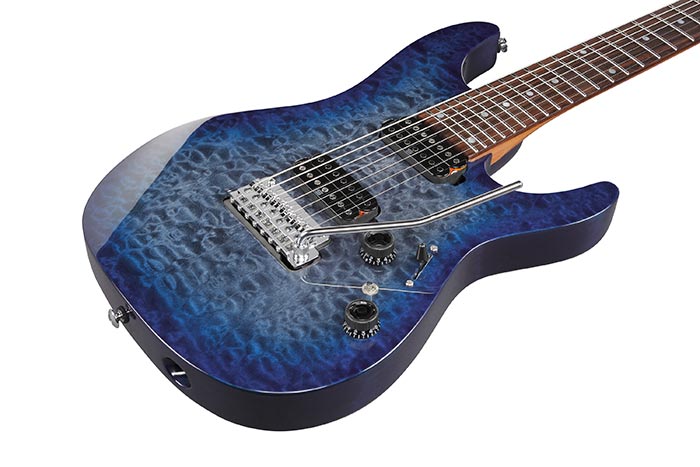 Đàn Guitar Điện Ibanez AZ427P2QM - AZ Premium HH, Rosewood Fingerboard, Twilight Blue Burst