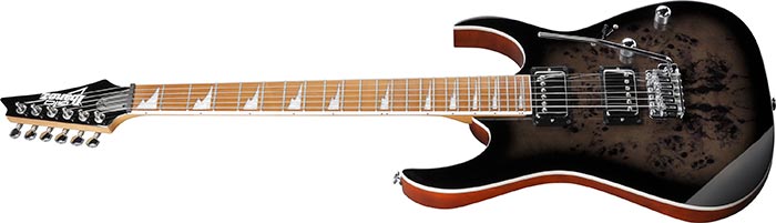 Đàn Guitar Điện Ibanez GRG220PA1 - RG GIO HH, Purpleheart Fingerboard, Transparent Brown Black Burst