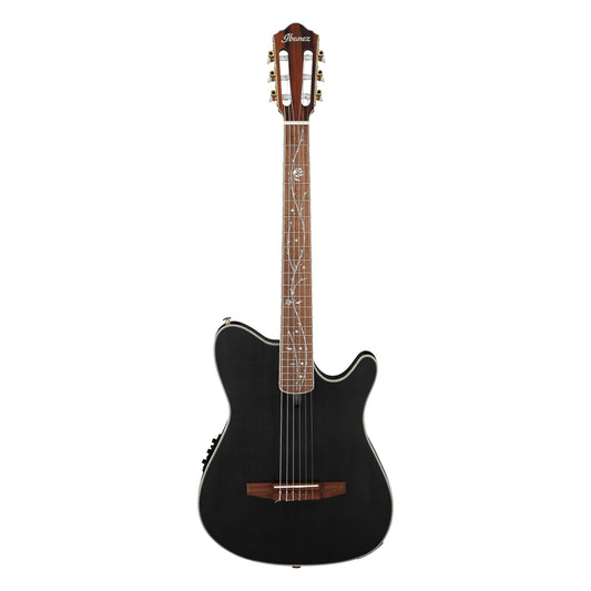 Đàn Guitar Classic Ibanez TOD10N Tim Henson Signature Nylon Acoustic, Black Flat - Việt Music