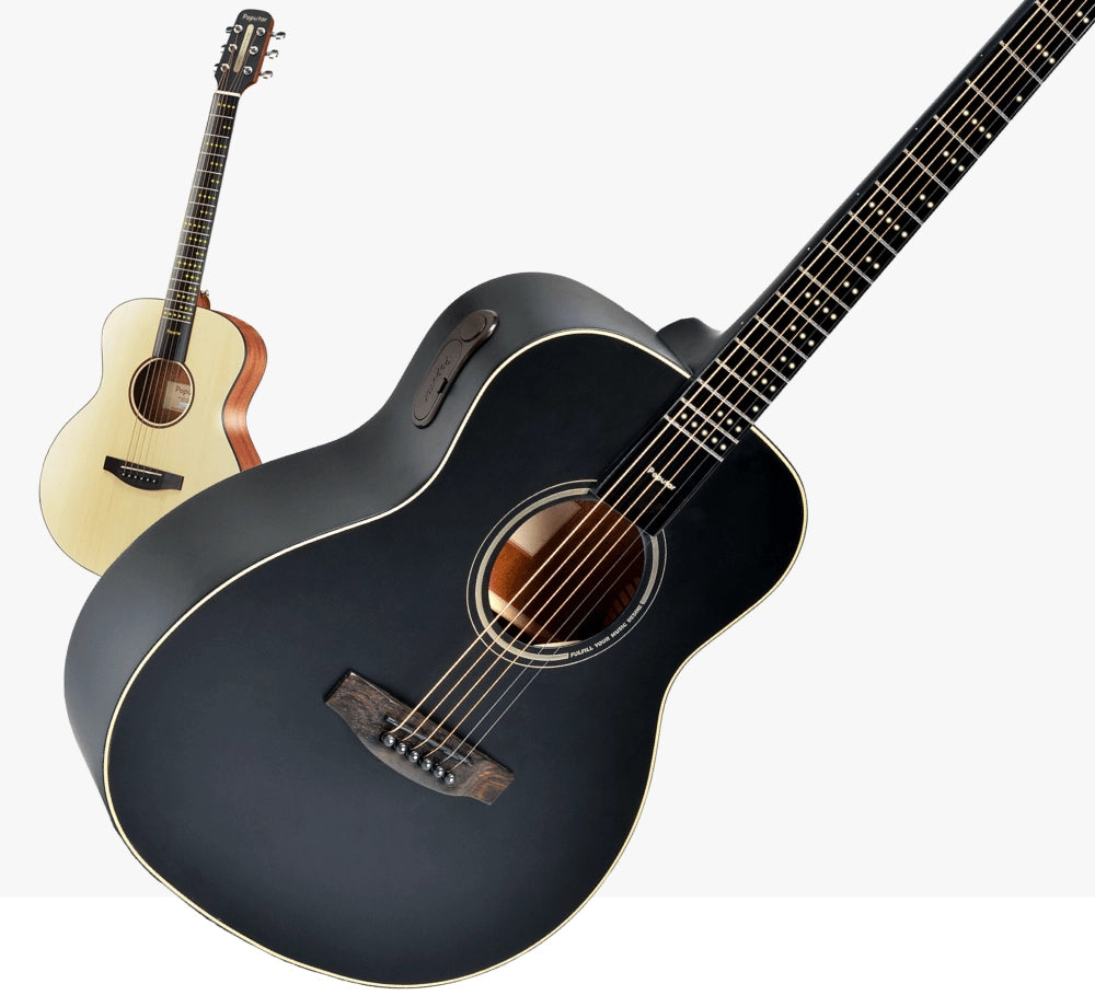 Đàn Guitar Acoustic PopuMusic Poputar T2, Black