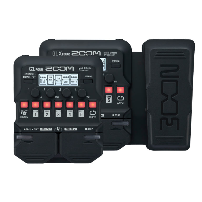 Pedal Guitar Điện Zoom G1X Four Guitar Multi-Effects Processors