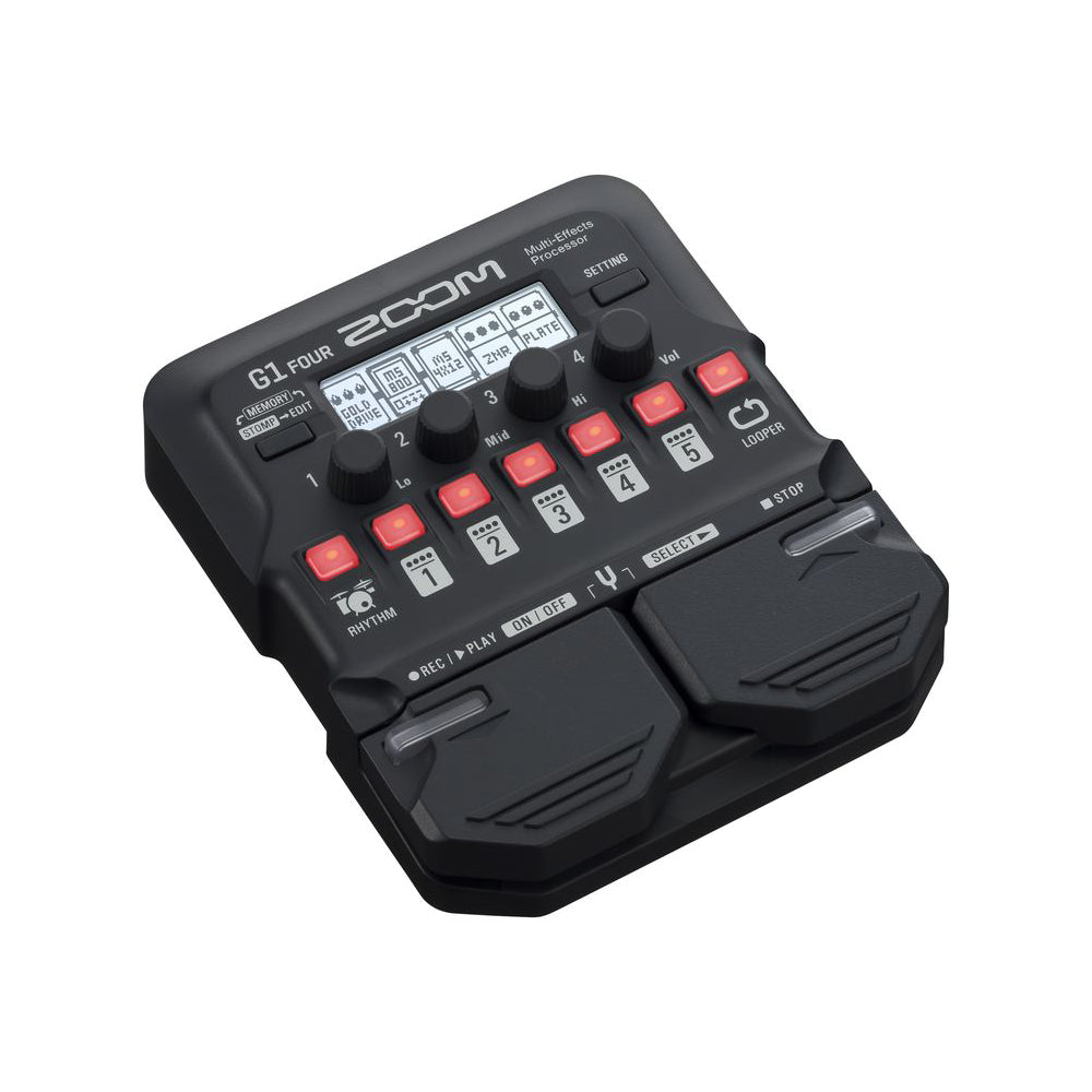 Pedal Guitar Điện Zoom G1 Four / G1X Four Guitar Multi-Effects Processors - Việt Music