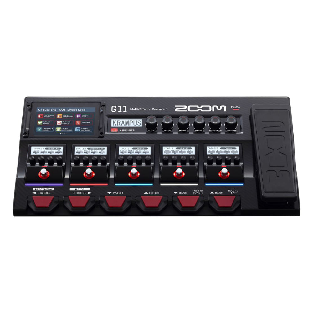 Pedal Guitar Điện Zoom G11 Multi-Effects Processor for Guitarists - Việt Music