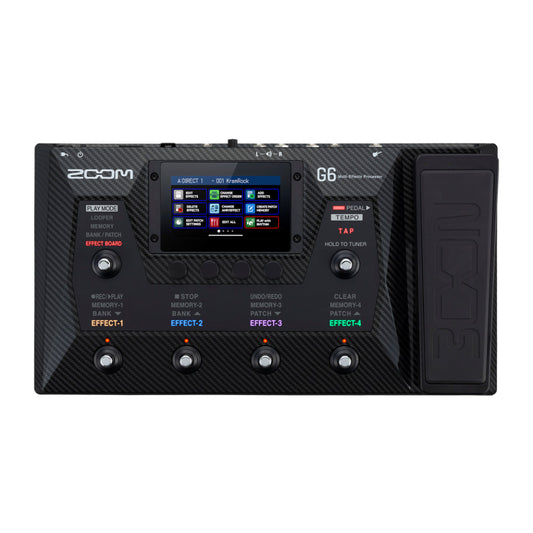 Pedal Guitar Điện Zoom G6 Multi-Effects Processor for Guitarists - Việt Music