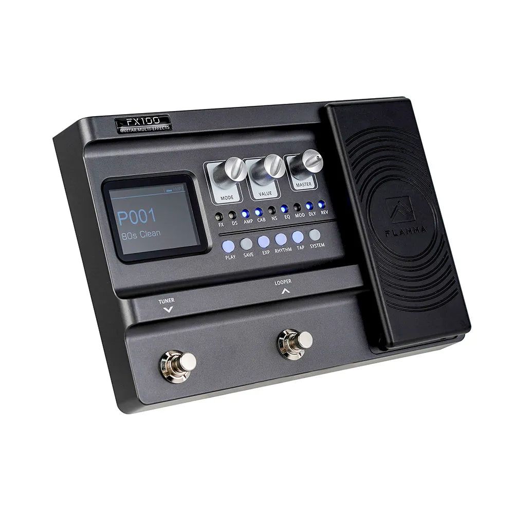 Pedal Guitar Flamma FX100 Portable Multi Effects - Việt Music