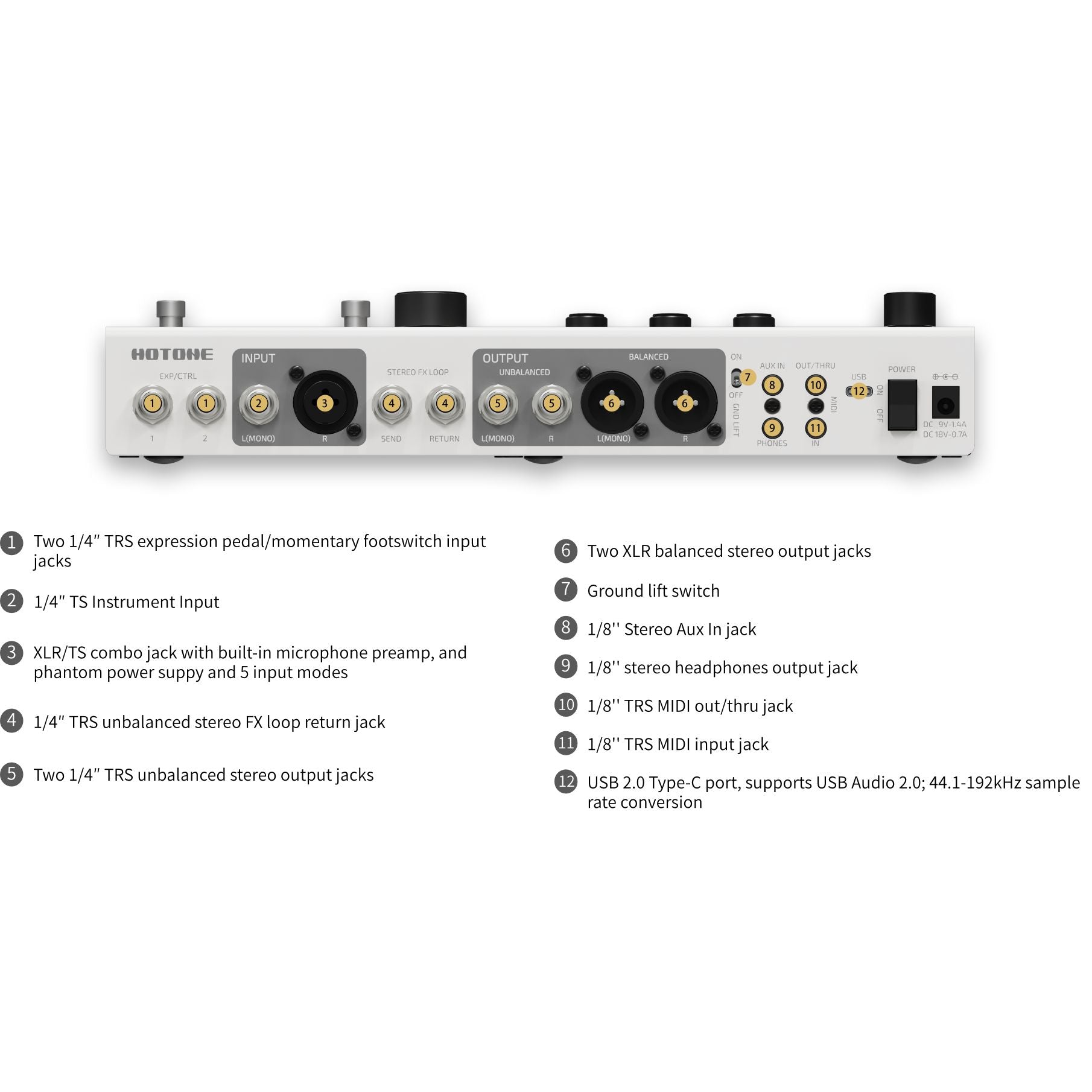 ギター Hotone Ampero II Stage Hotone Ampero II Stage