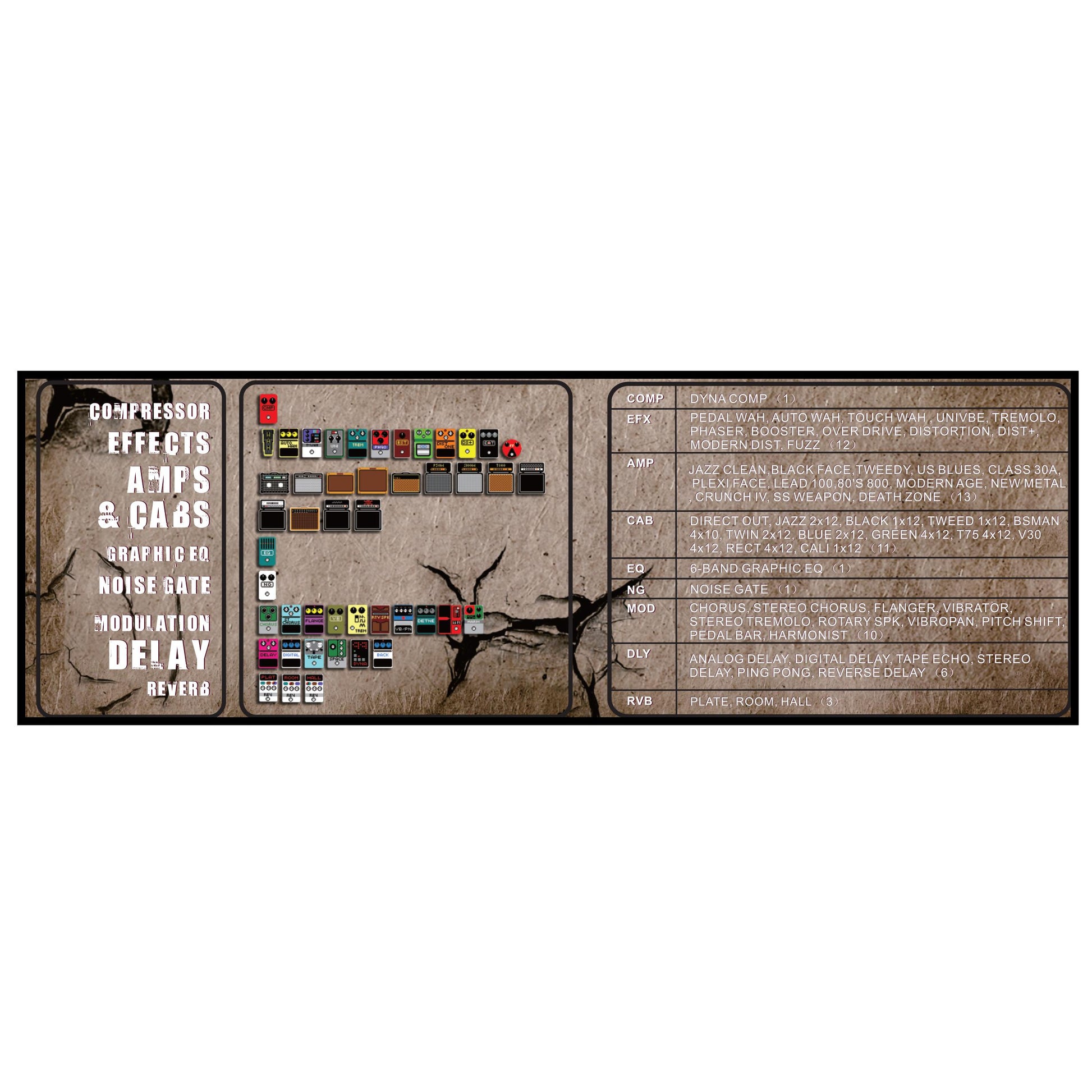 Pedal Guitar Nux MG-100 Multi-effects Processor – Việt Music