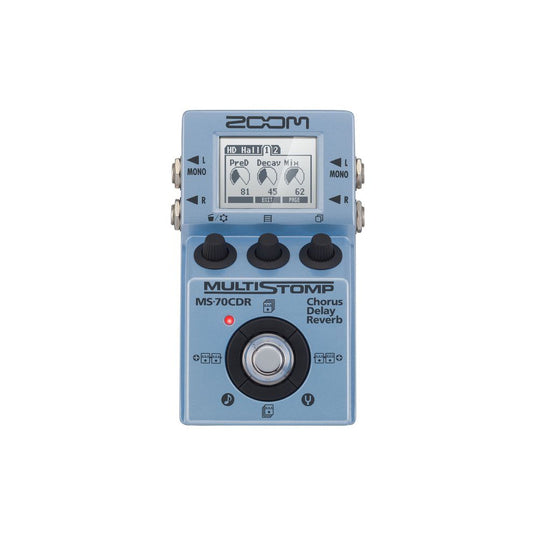 Pedal Guitar Zoom MS-70CDR MultiStomp Chorus / Delay / Reverb Pedal - Việt Music