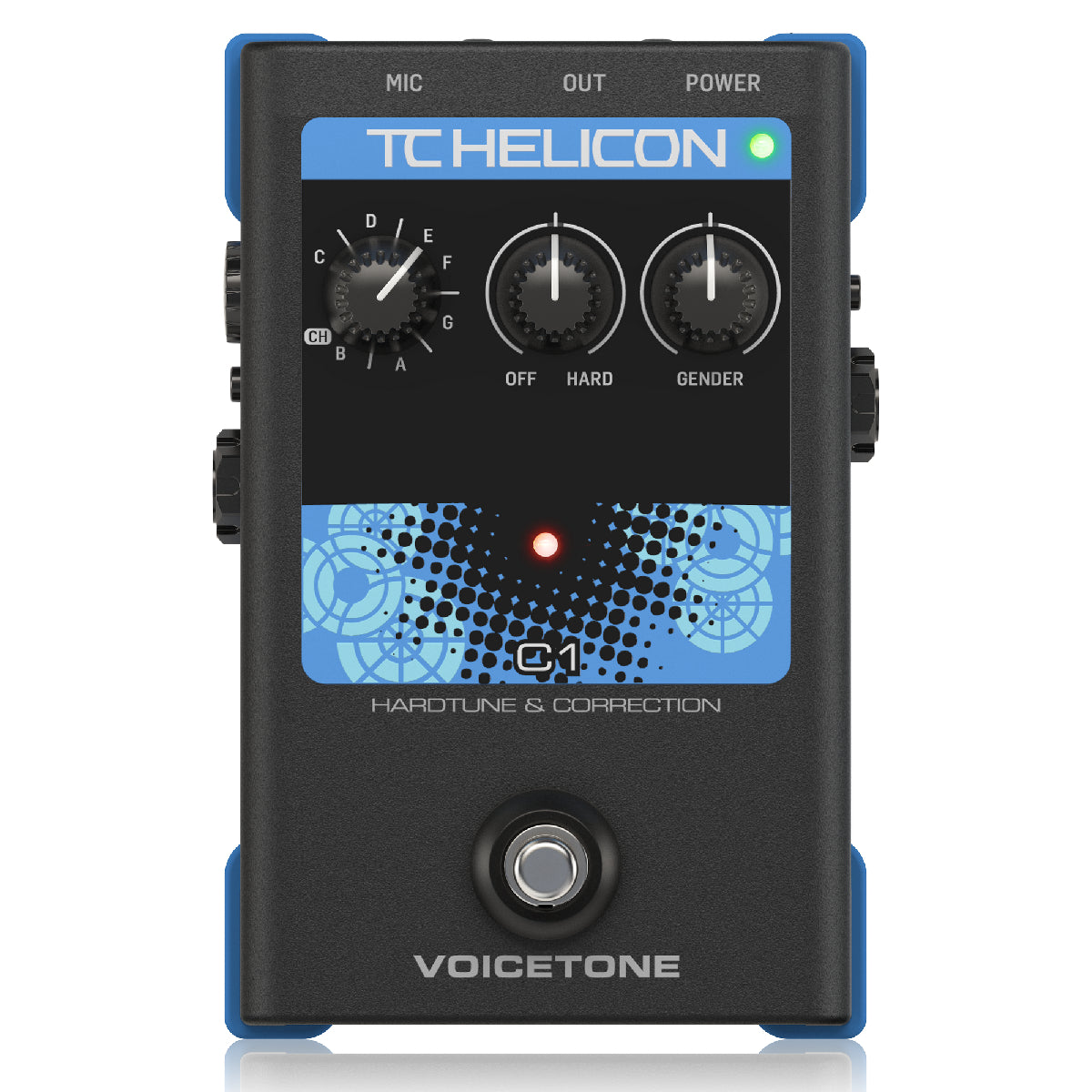 Pedal Guitar TC-Helicon VoiceTone C1 Pitch Correction Vocal Effects - Việt Music