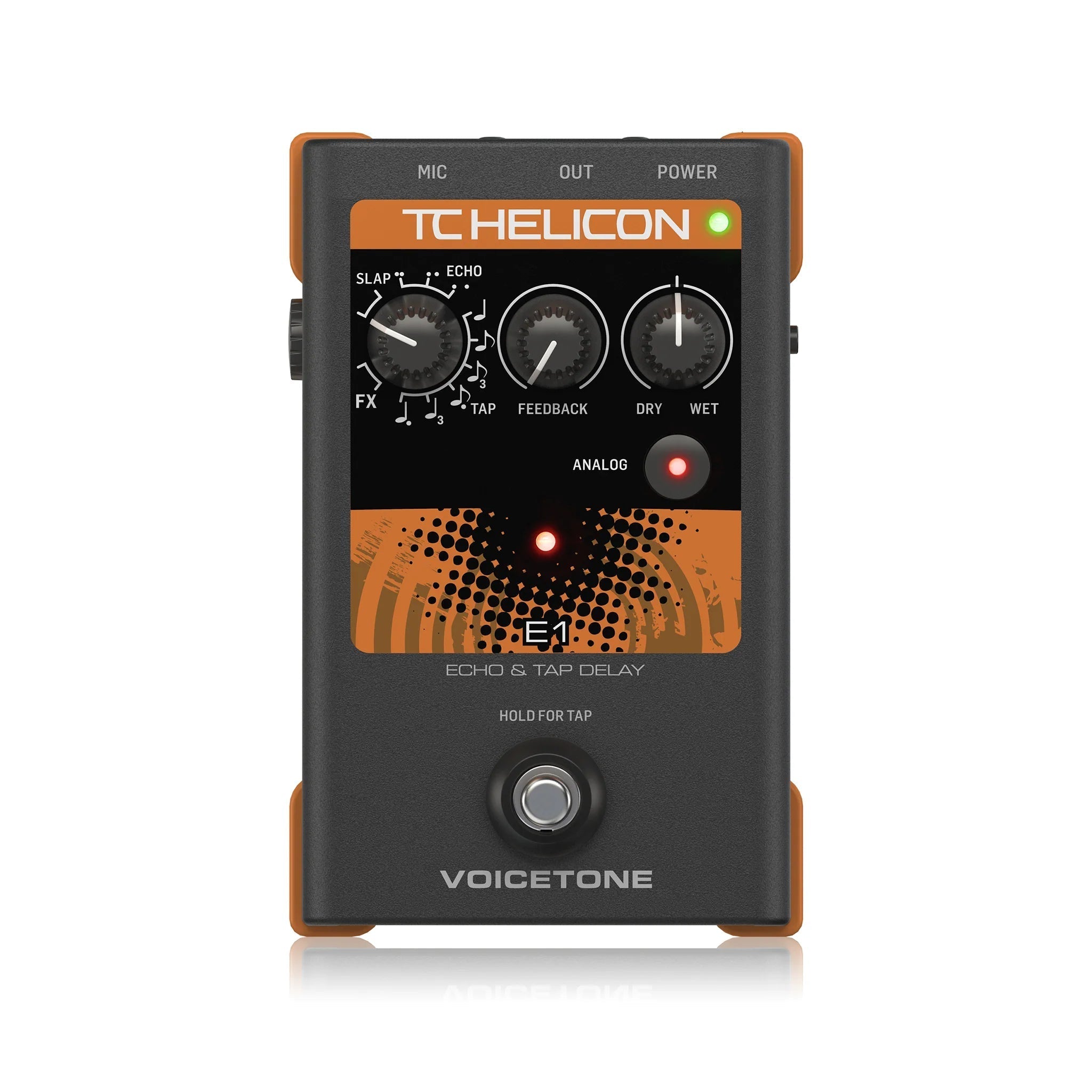 Pedal Vocal TC Helicon VoiceTone E1 Echo and Tap Delay – Việt Music