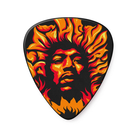 Pick Gảy Đàn Guitar Jim Dunlop JHP14HV Jimi Hendrix Voodoo Fire - Việt Music