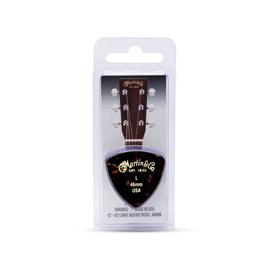 Pick Gảy Đàn Guitar Martin 18A0052 Faux Tortoise 346 Light, 0.46mm, 12pc - Việt Music